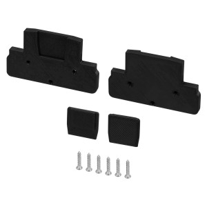 Заглушка для профиля STRETCH-COMFORT-14-CEIL-CENTER BLACK, пластиковая
