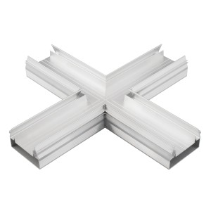 Коннектор Угол STRETCH-S-50-CEIL-CENTER-X90 крестовой (GAMMA50) для профилей