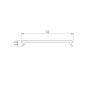 Экран для натяжных потолков STRETCH-S-35-CEIL-CENTER-10m OPAL BLACK