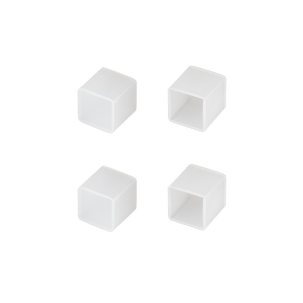 Заглушка WPH-FLEX-1212-TOP WHITE глухая силиконовая для профиля