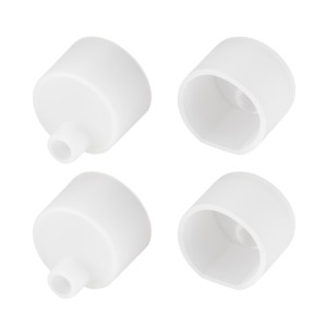 Заглушка WPH-FLEX-D20-TOP WHITE с отверстием для силиконового профиля