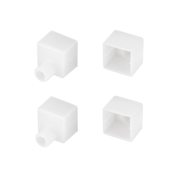 Заглушка WPH-FLEX-1616 WHITE с отверстием для кабеля