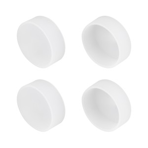 Заглушка WPH-FLEX-D40-360deg WHITE глухая силиконовая для профиля