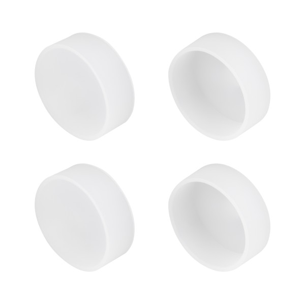 Заглушка WPH-FLEX-D40-360deg WHITE глухая силиконовая для профиля