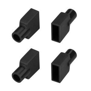 Заглушка WPH-FLEX-0612-SIDE BLACK с отверстием для кабеля