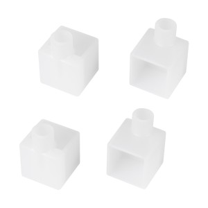 Заглушка WPH-FLEX-1616-90 WHITE с отверстием для кабеля
