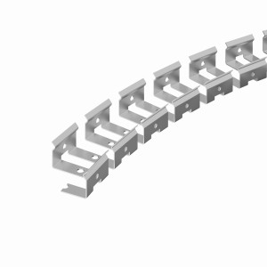 Профиль гибкий WPH-FLEX-2020-1000 (Arlight, Сталь) для накладного монтажа