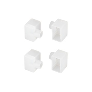 Заглушка WPH-FLEX-1018-SIDE WHITE с отверстием для кабеля