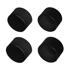 Заглушка WPH-FLEX-D22-360deg BLACK глухая силиконовая для профиля
