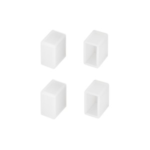Заглушка WPH-FLEX-0613-SIDE WHITE глухая (Arlight, Силикон) для профиля