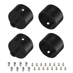 Заглушка WPH-FLEX-D22-360deg BLACK ALU с отверстием для кабеля
