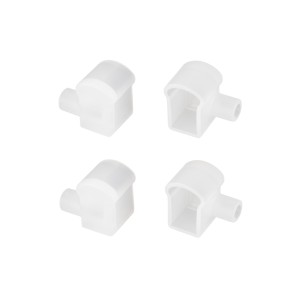 Заглушка WPH-FLEX-0817-SIDE WHITE с отверстием для кабеля