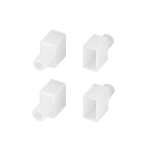 Заглушка WPH-FLEX-0612-SIDE WHITE с отверстием для кабеля (Arlight, Силикон)
