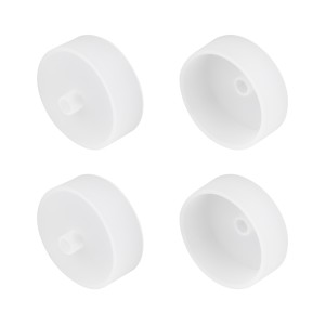 Заглушка WPH-FLEX-D40-360deg WHITE с отверстием для силиконового профиля