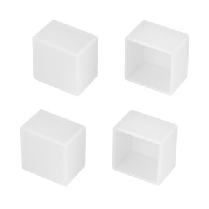 Заглушка WPH-FLEX-2020 WHITE глухая для силиконового профиля