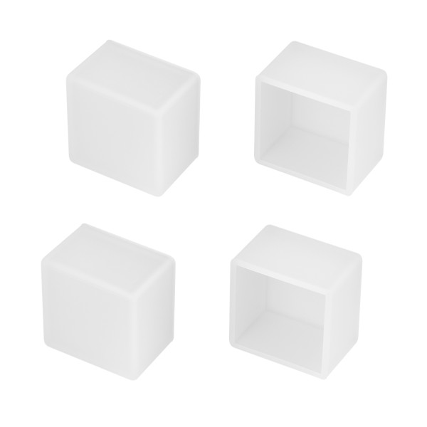 Заглушка WPH-FLEX-2020 WHITE глухая для силиконового профиля