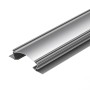Профиль ALM с экраном ALM-ARC-DOUBLE-2000 ANOD+FROST для гипсокартона