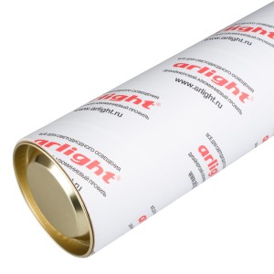 Тубус картонный ARL-80х3х2050 (с крышкой) для упаковки профиля