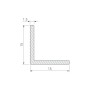 Профиль Уголок ARH-W15x15x1,5-3000 WHITE для светодиодных лент