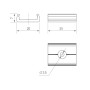 Держатель ARL-MOONLIGHT-1516-CLIP CLEAR (Arlight, Пластик) накладной