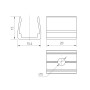 Держатель ARL-MOONLIGHT-1213-CLIP CLEAR (Arlight, Пластик) для гибкого неона