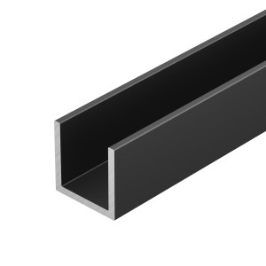 Несветовой профиль П-образный TECH-1515-3000 BLACK (Arlight, Алюминий) для отделки