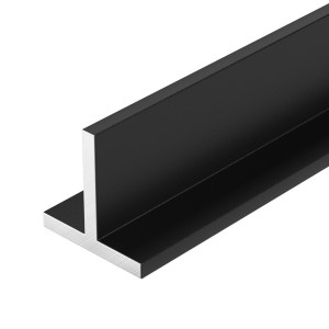 Несветовой профиль Т-образный TECH-1515-3000 BLACK (Arlight, Алюминий) встраиваемый
