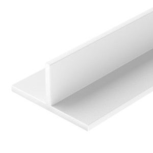 Несветовой профиль Т-образный TECH-3020-3000 WHITE (Arlight, Алюминий) встраиваемый