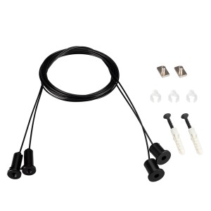Подвес для профилей SL-LINE 2x2m Set BLACK с тросами