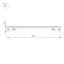 Профиль-держатель PHS-3X-BASE-H4.3-2000 ANOD (Arlight, Алюминий) накладной