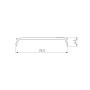 Экран матовый W30-2000 FROST (Arlight, Пластик) для профиля LINE-3035