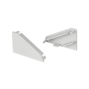 Заглушка KLUS-P45.30 FLAT правая с серым покрытием из пластика