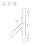 Тройник PLS-LOCK-H25-T135R правый (с экраном MAT-L) для крепежа