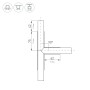 Тройник PLS-LOCK-H25-T90 (с экраном MAT-L) (Arlight, Металл) для крепления
