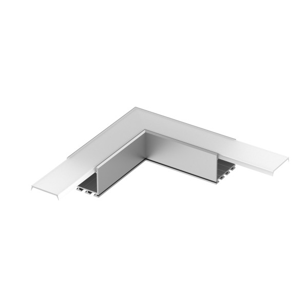 Угол PLS-LOCK-H25-L90 (с экраном MAT-L) крепёжный алюминиевый