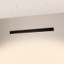 Профиль для светодиодных лент LINE-S-3667-2000 BLACK накладной