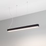 Профиль для светодиодных лент LINE-M-5050-2000 BLACK накладной