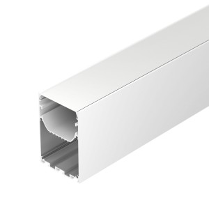 Профиль для светодиодных лент LINE-S-5075-2500 WHITE накладной