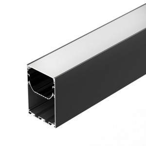 Профиль для светодиодных лент LINE-S-5075-3000 BLACK накладной