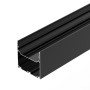 Профиль для светодиодных лент LINE-S-7575-2000 BLACK накладной