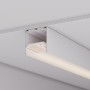 Профиль S накладной LINE-M-7575-2000 WHITE для светодиодных лент