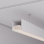 Профиль для светодиодных лент LINE-M-7575-2500 WHITE накладной