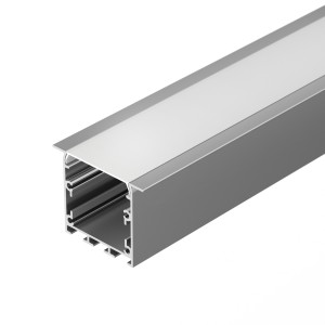 Профиль S встраиваемый LINIA49-F-S-2500 ANOD для светодиодных лент