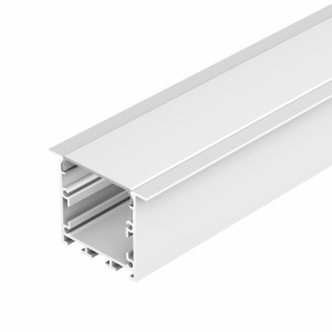 Профиль S встраиваемый LINIA49-F-M-2500 WHITE для светодиодных лент