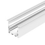 Профиль S встраиваемый LINIA49-F-M-2000 WHITE для светодиодных лент