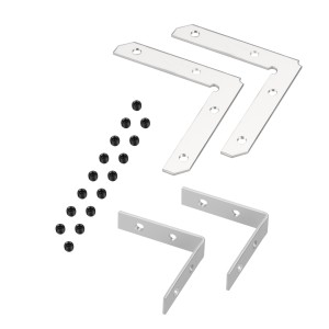 Коннектор угловой LINE-S-90 Set (Arlight, Металл) для профиля S