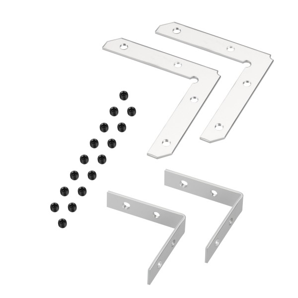 Коннектор угловой LINE-S-90 Set (Arlight, Металл) для профиля S