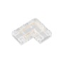 Коннектор угловой FIX-MONO-8mm-2pin-STS (Arlight, Прозрачный) для лент 8 мм