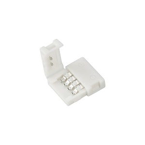 Коннектор 3-5pin Соединитель FIX-RGB-10mm (4-pin) для RGB лент