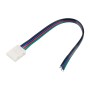Коннектор выводной FIX-RGB-10mm-150mm-X1 (4-pin) для RGB лент